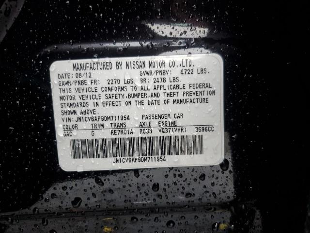 Photo 11 VIN: JN1CV6AP9DM711954 - INFINITI G37 BASE 