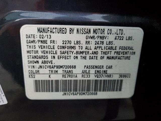 Photo 9 VIN: JN1CV6AP9DM720668 - INFINITI G37 BASE 