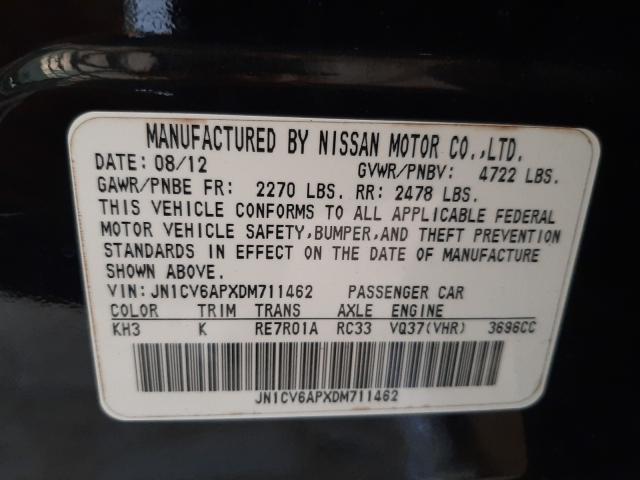 Photo 9 VIN: JN1CV6APXDM711462 - INFINITI G37 BASE 