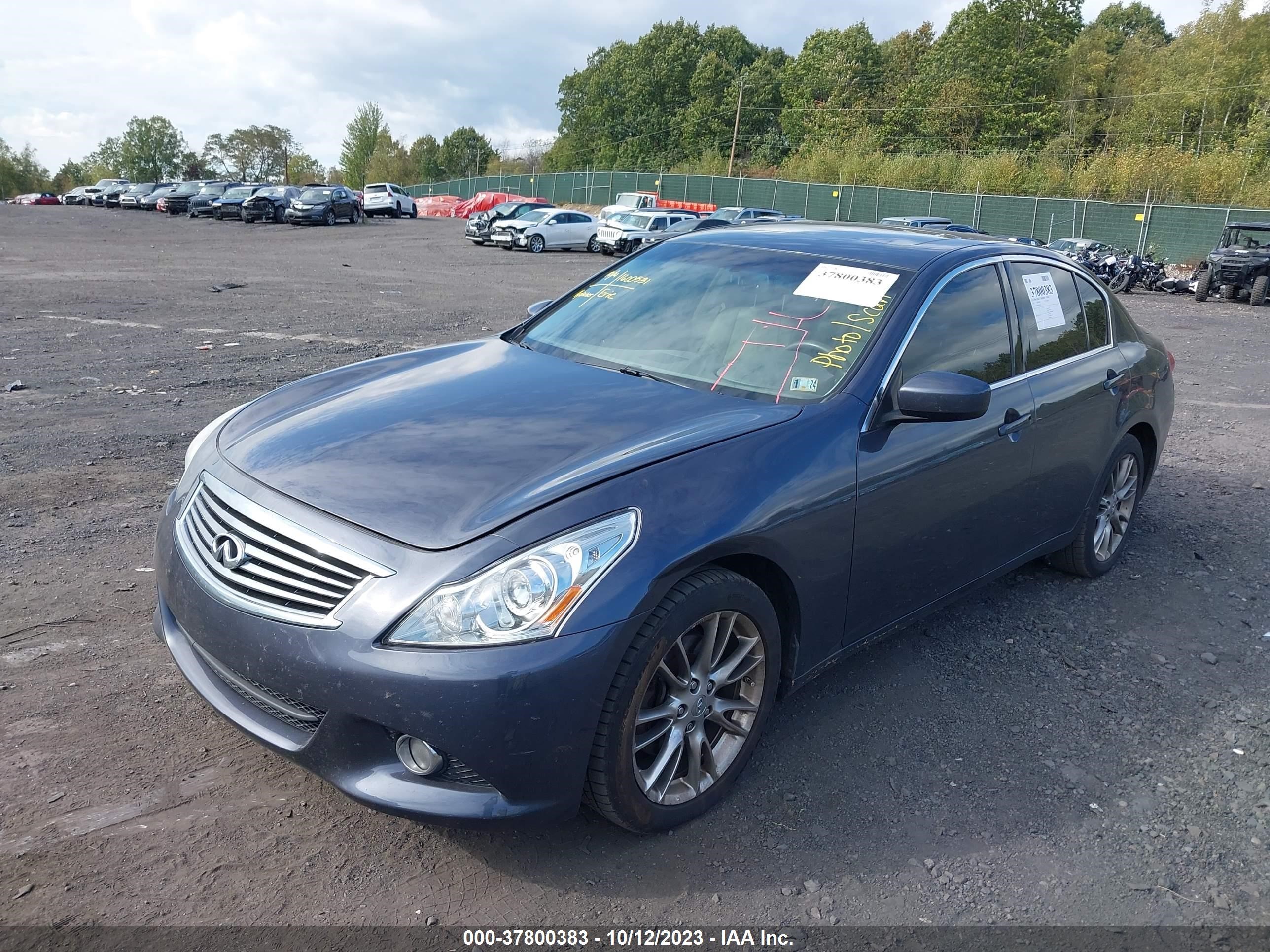 Photo 1 VIN: JN1CV6AR0CM974205 - INFINITI G 