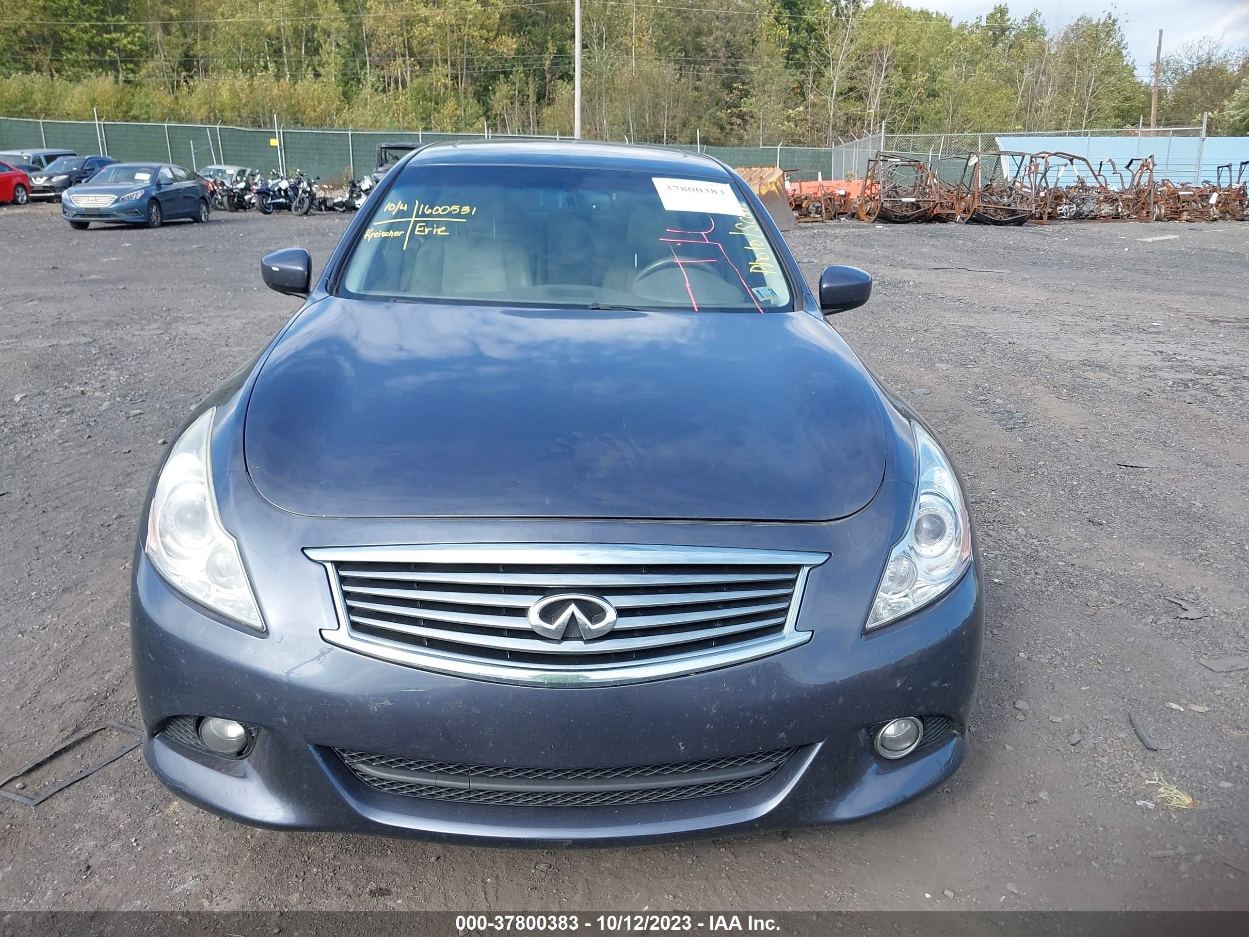 Photo 5 VIN: JN1CV6AR0CM974205 - INFINITI G 