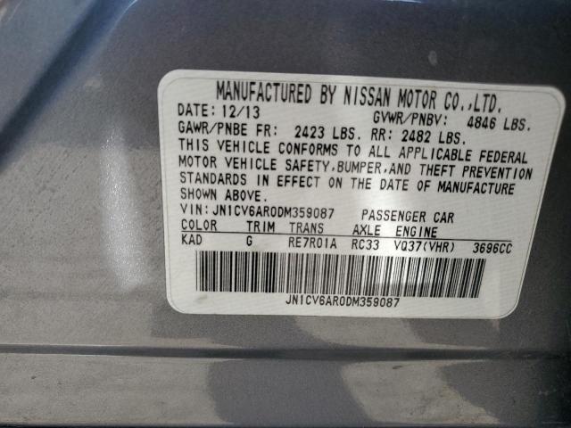 Photo 11 VIN: JN1CV6AR0DM359087 - INFINITI G37 