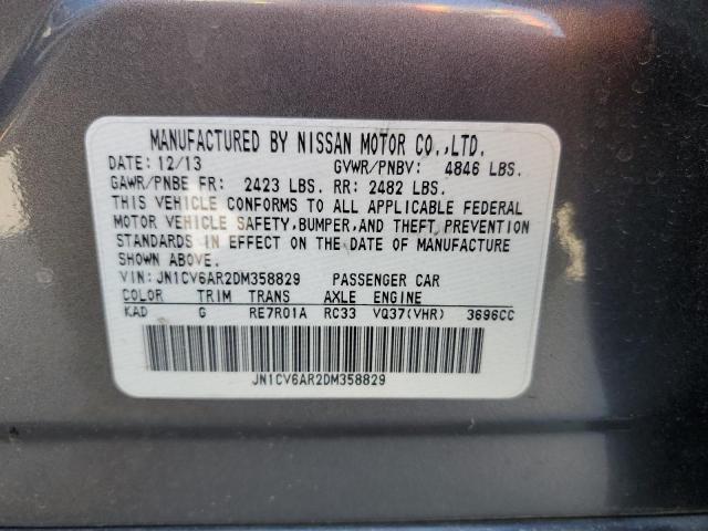 Photo 11 VIN: JN1CV6AR2DM358829 - INFINITI G37 