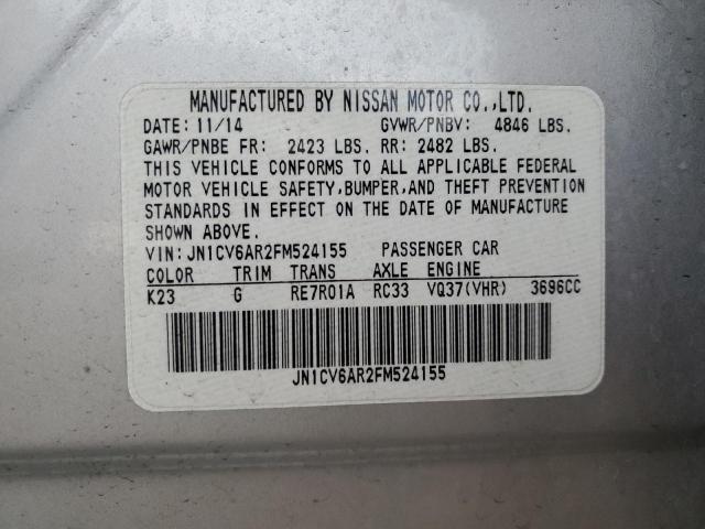 Photo 11 VIN: JN1CV6AR2FM524155 - INFINITI Q40 