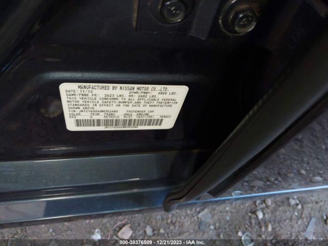 Photo 8 VIN: JN1CV6AR4BM352480 - INFINITI G37X 