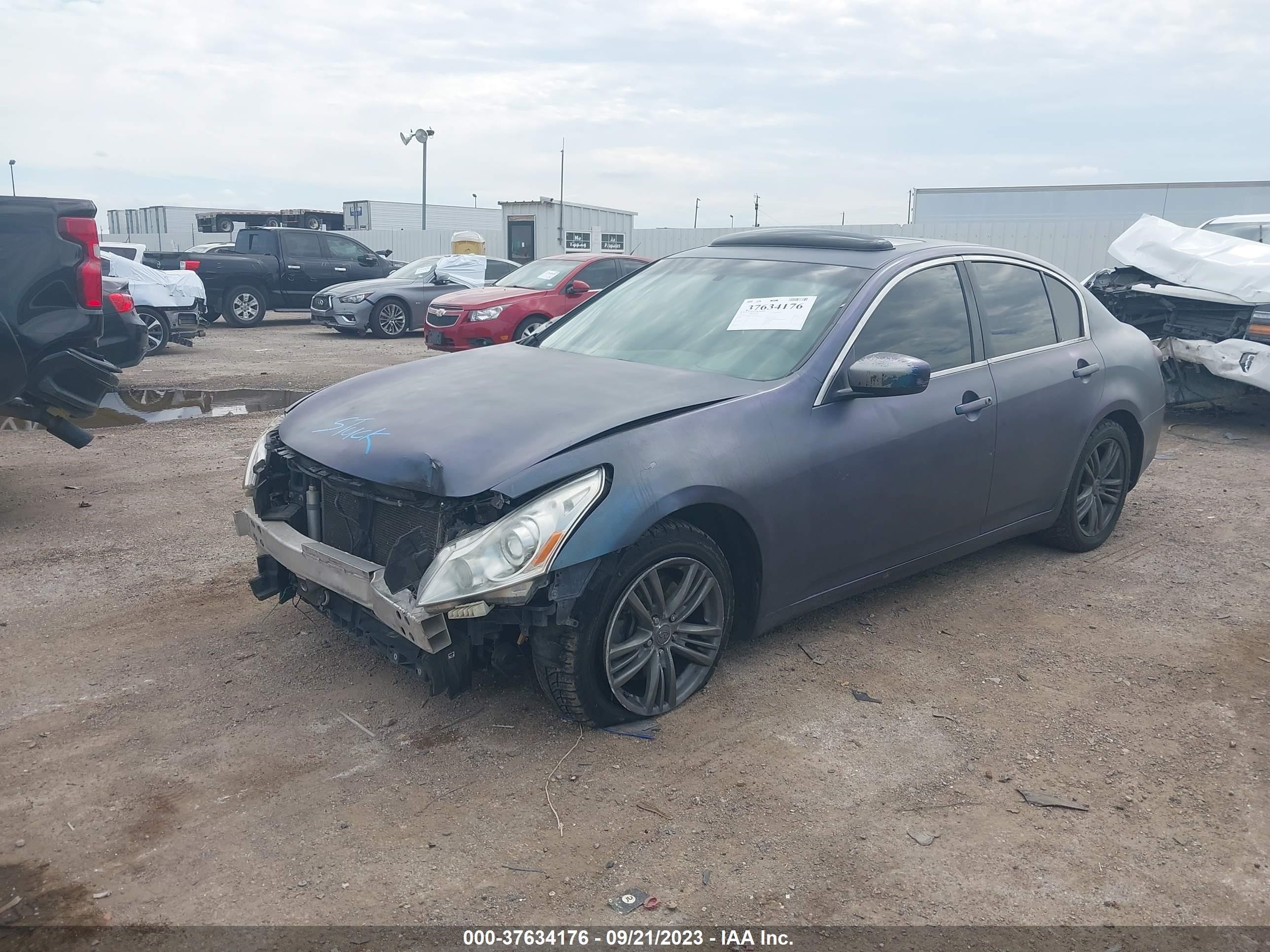 Photo 1 VIN: JN1CV6AR7CM970801 - INFINITI G 