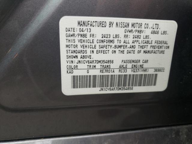 Photo 9 VIN: JN1CV6AR7DM354856 - INFINITI G37 