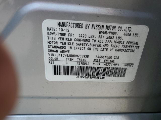 Photo 11 VIN: JN1CV6AR9DM755938 - INFINITI G37 