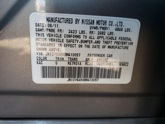 Photo 9 VIN: JN1CV6ARXBM410057 - INFINITI G37 