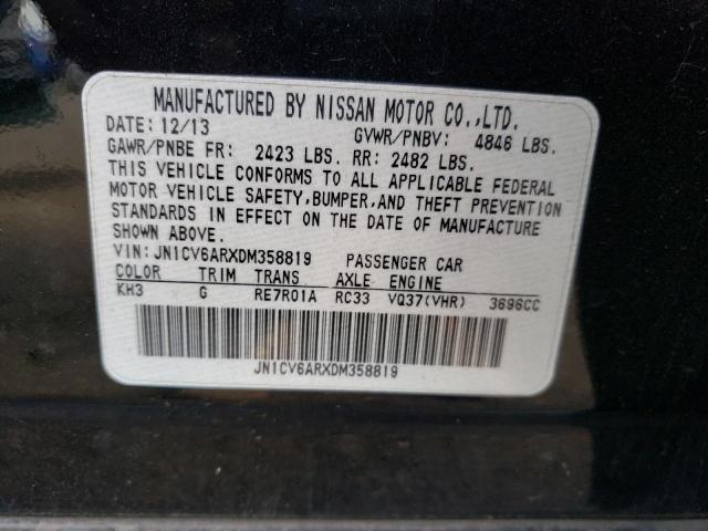 Photo 11 VIN: JN1CV6ARXDM358819 - INFINITI G37 