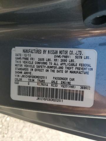 Photo 12 VIN: JN1CV6FE8CM202511 - INFINITI G37 BASE 