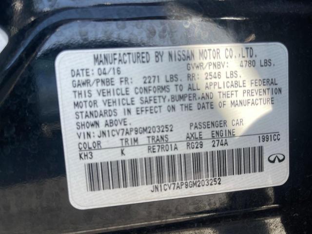 Photo 9 VIN: JN1CV7AP9GM203252 - INFINITI Q50 BASE 