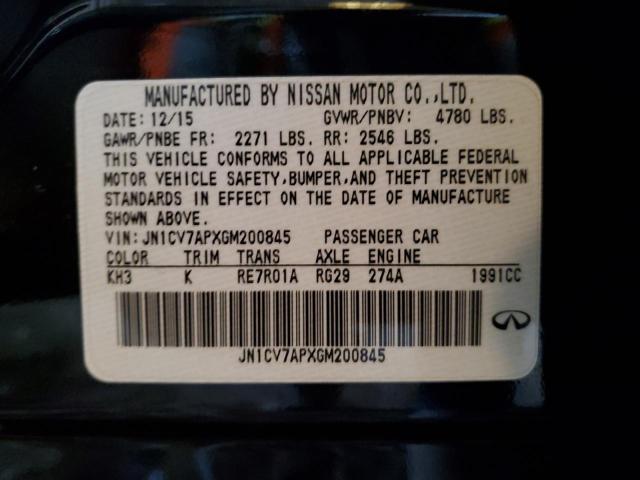 Photo 12 VIN: JN1CV7APXGM200845 - INFINITI Q50 