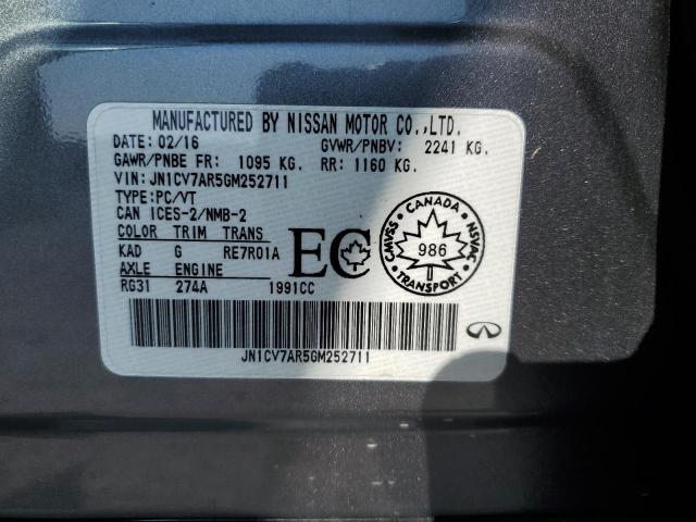 Photo 11 VIN: JN1CV7AR5GM252711 - INFINITI Q50 BASE 