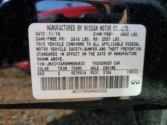 Photo 9 VIN: JN1CV7AR9HM680833 - INFINITI Q50 BASE 