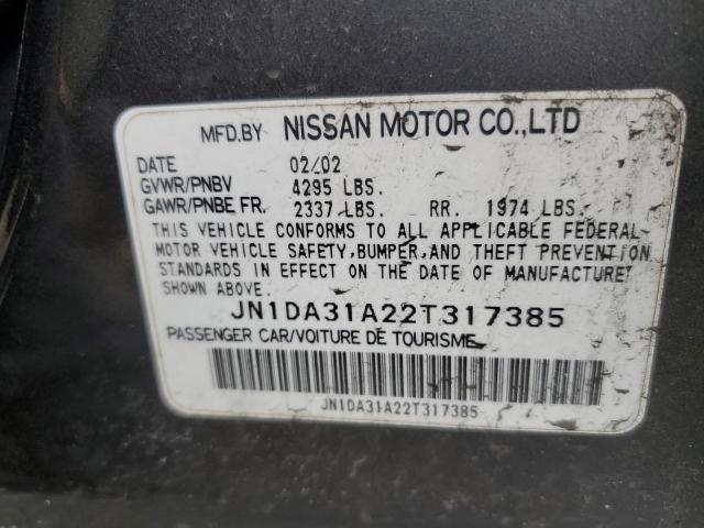 Photo 11 VIN: JN1DA31A22T317385 - NISSAN MAXIMA 