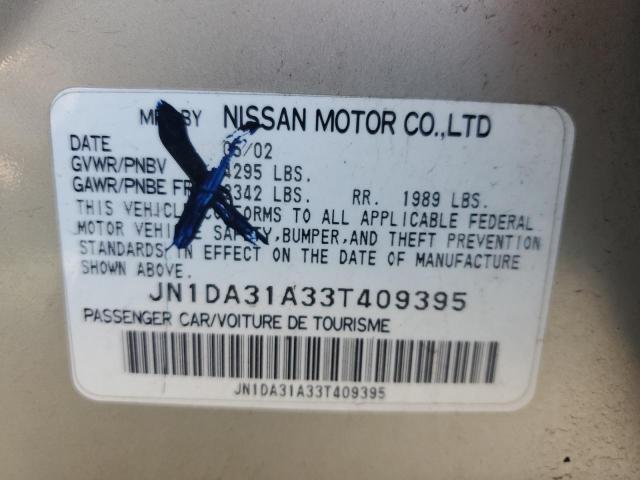 Photo 11 VIN: JN1DA31A33T409395 - NISSAN MAXIMA GLE 