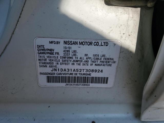 Photo 11 VIN: JN1DA31A52T308924 - NISSAN MAXIMA 