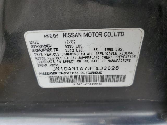 Photo 11 VIN: JN1DA31A73T439628 - NISSAN MAXIMA 