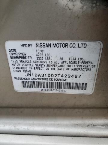 Photo 11 VIN: JN1DA31D02T422467 - NISSAN MAXIMA 