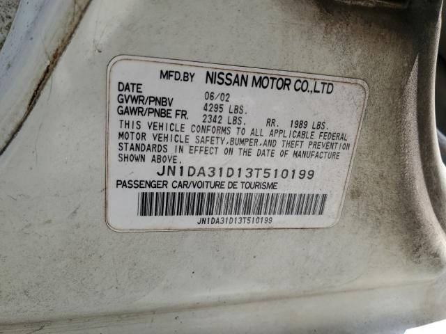 Photo 11 VIN: JN1DA31D13T510199 - NISSAN MAXIMA GLE 