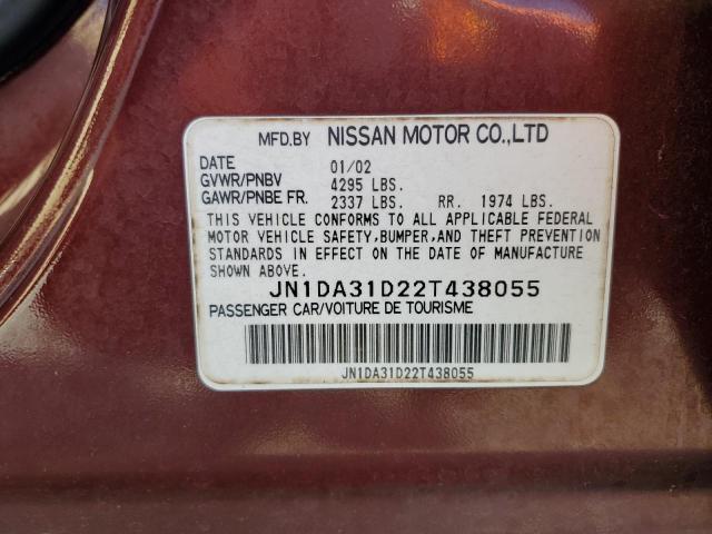 Photo 11 VIN: JN1DA31D22T438055 - NISSAN MAXIMA 