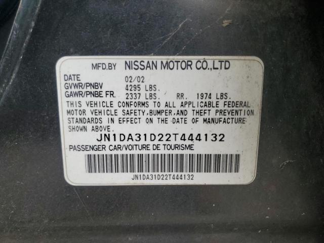 Photo 11 VIN: JN1DA31D22T444132 - NISSAN MAXIMA 