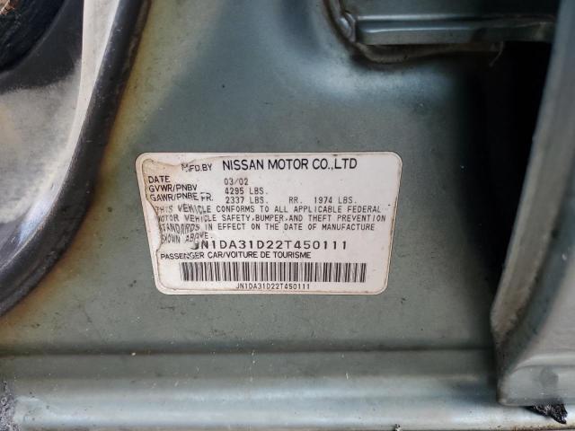 Photo 11 VIN: JN1DA31D22T450111 - NISSAN MAXIMA 