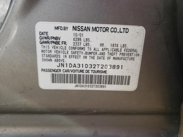 Photo 9 VIN: JN1DA31D32T203891 - NISSAN MAXIMA 