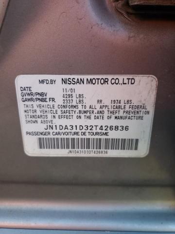 Photo 11 VIN: JN1DA31D32T426836 - NISSAN MAXIMA 