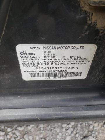 Photo 11 VIN: JN1DA31D32T434953 - NISSAN MAXIMA GLE 