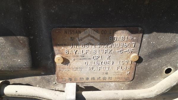 Photo 2 VIN: JN1DB41S0XW003607 - NISSAN SUNNY 