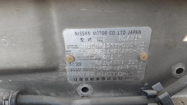 Photo 3 VIN: JN1DB41S9YW000951 - NISSAN SUNNY 