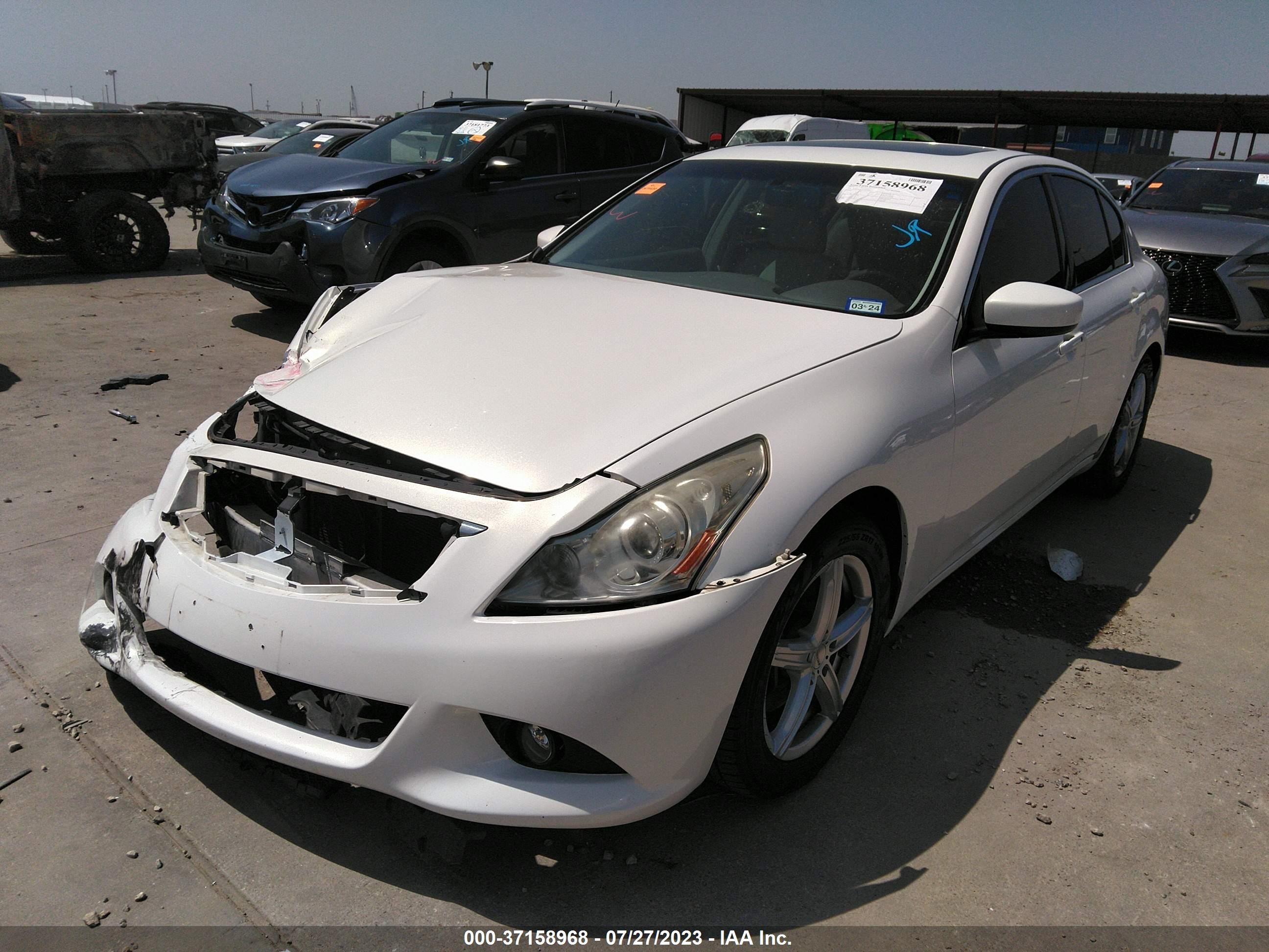 Photo 1 VIN: JN1DV6AP5CM700565 - INFINITI G 