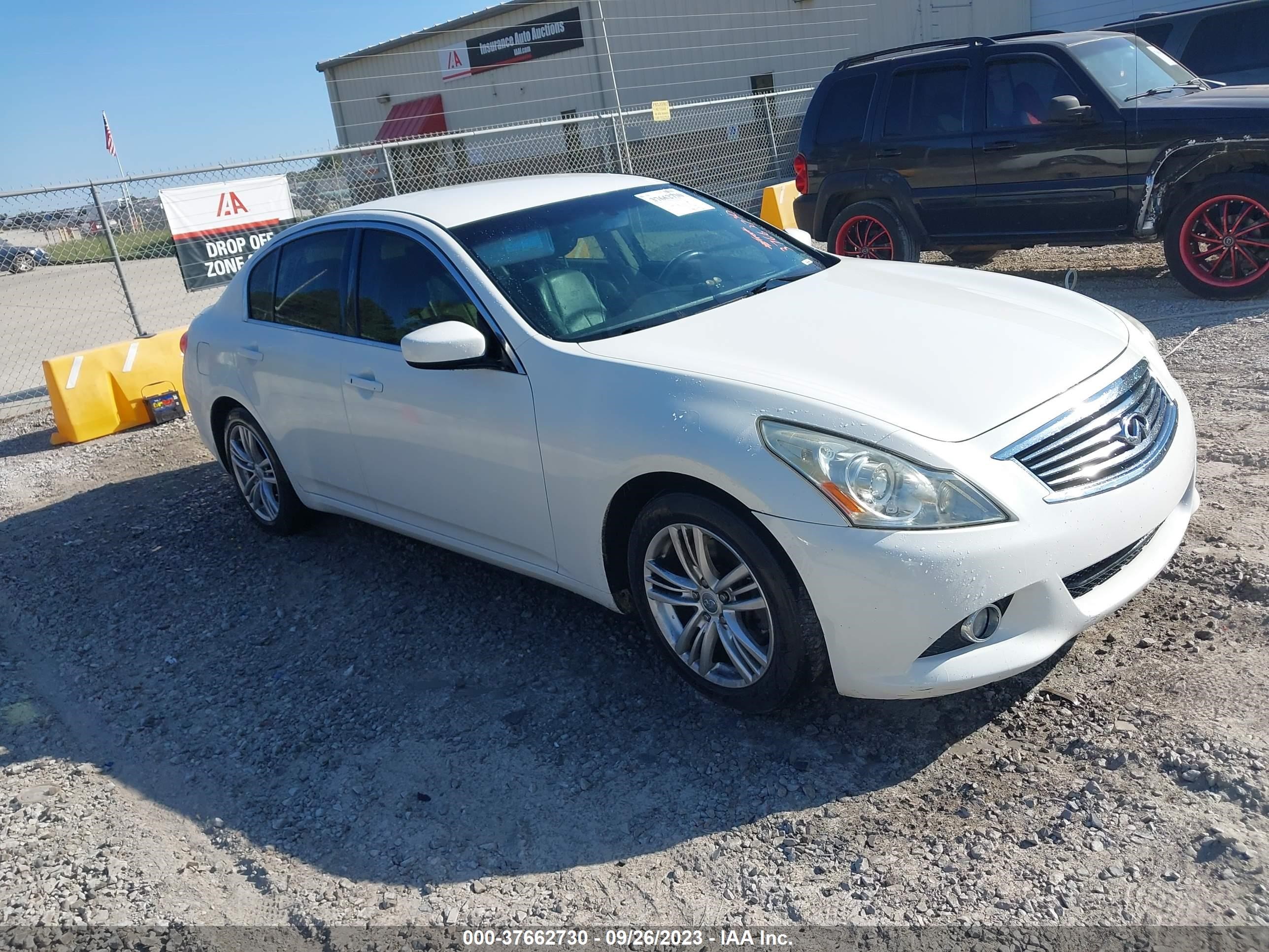 Photo 0 VIN: JN1DV6AP7CM812204 - INFINITI G 