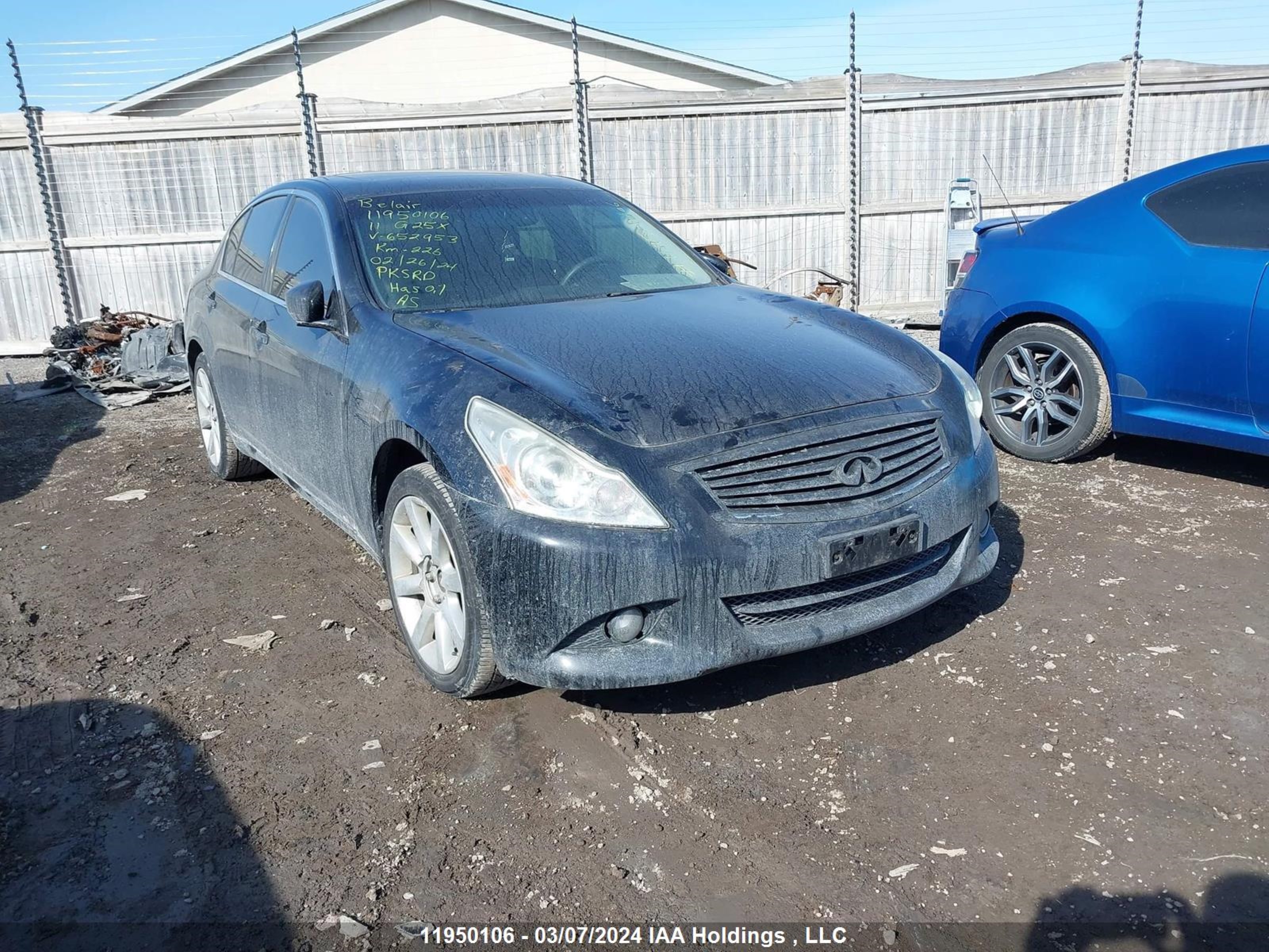 Photo 0 VIN: JN1DV6AR3BM652953 - INFINITI ALL 