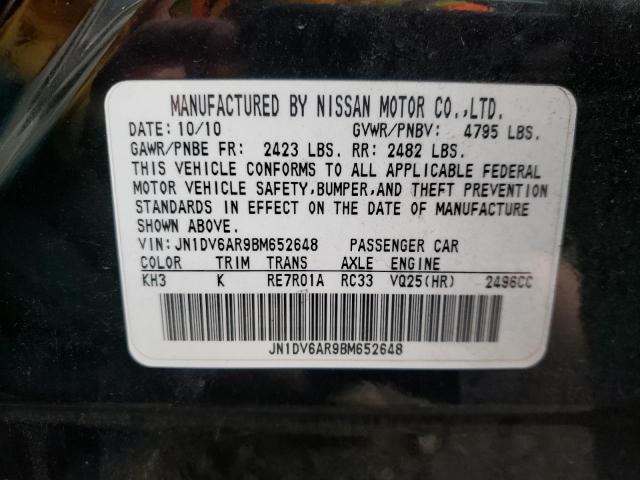 Photo 9 VIN: JN1DV6AR9BM652648 - INFINITI G25 