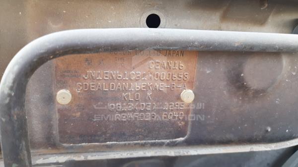 Photo 3 VIN: JN1EN61C31W000658 - NISSAN SUNNY 