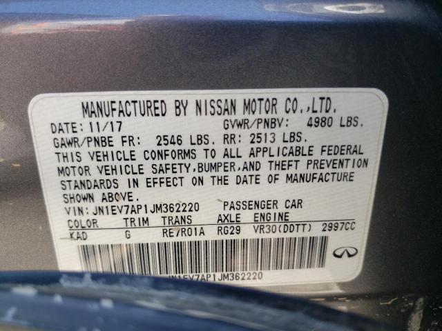 Photo 11 VIN: JN1EV7AP1JM362220 - INFINITI Q50 