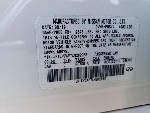 Photo 12 VIN: JN1EV7AP7LM202989 - INFINITI Q50 