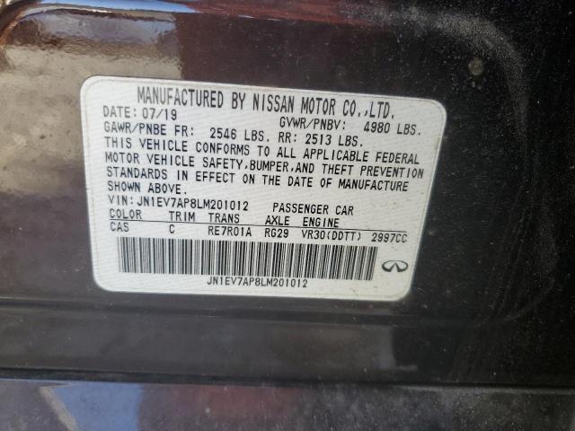 Photo 12 VIN: JN1EV7AP8LM201012 - INFINITI Q50 