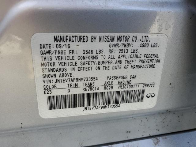 Photo 11 VIN: JN1EV7AP9HM733554 - INFINITI Q50 PREMIU 