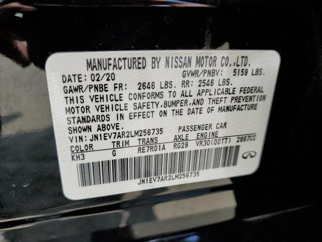 Photo 11 VIN: JN1EV7AR2LM256735 - INFINITI Q50 PURE 