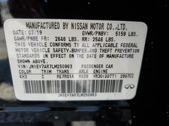 Photo 12 VIN: JN1EV7AR7LM250963 - INFINITI Q50 PURE 