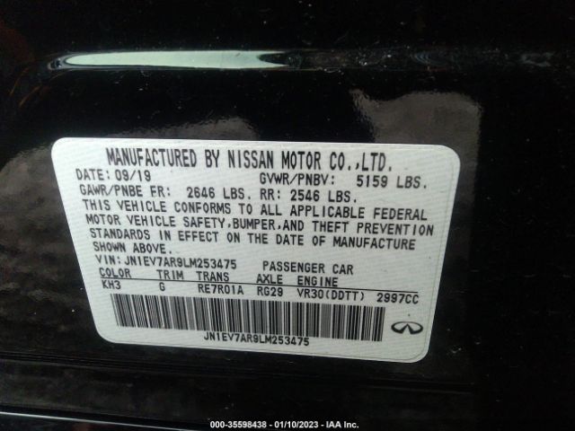 Photo 8 VIN: JN1EV7AR9LM253475 - INFINITI Q50 