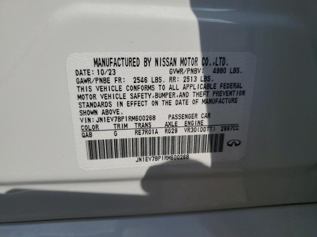 Photo 11 VIN: JN1EV7BP1RM600268 - INFINITI Q50 LUXE 