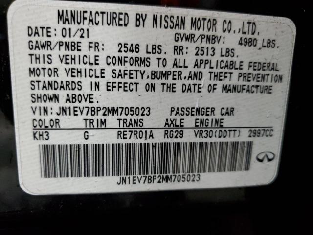 Photo 11 VIN: JN1EV7BP2MM705023 - INFINITI Q50 LUXE 