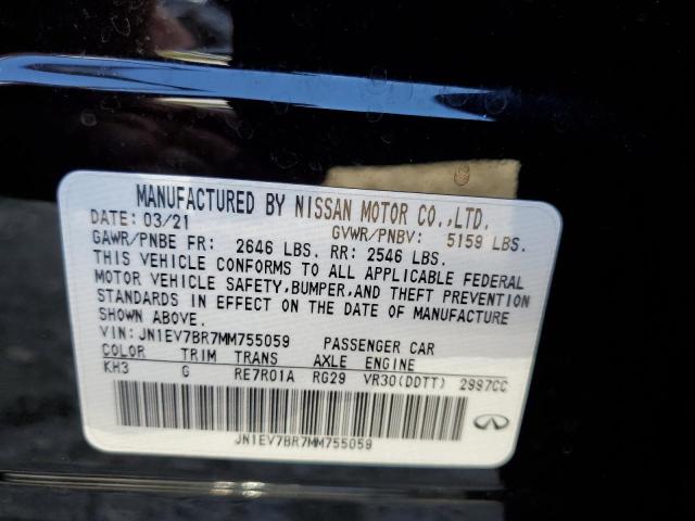 Photo 11 VIN: JN1EV7BR7MM755059 - INFINITI Q50 LUXE 