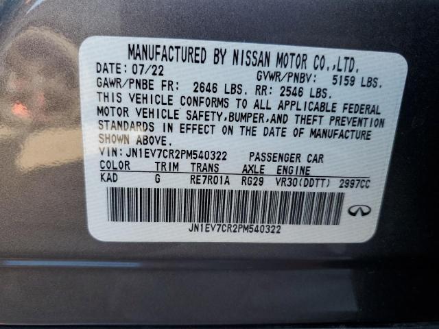 Photo 11 VIN: JN1EV7CR2PM540322 - INFINITI Q50 SENSOR 