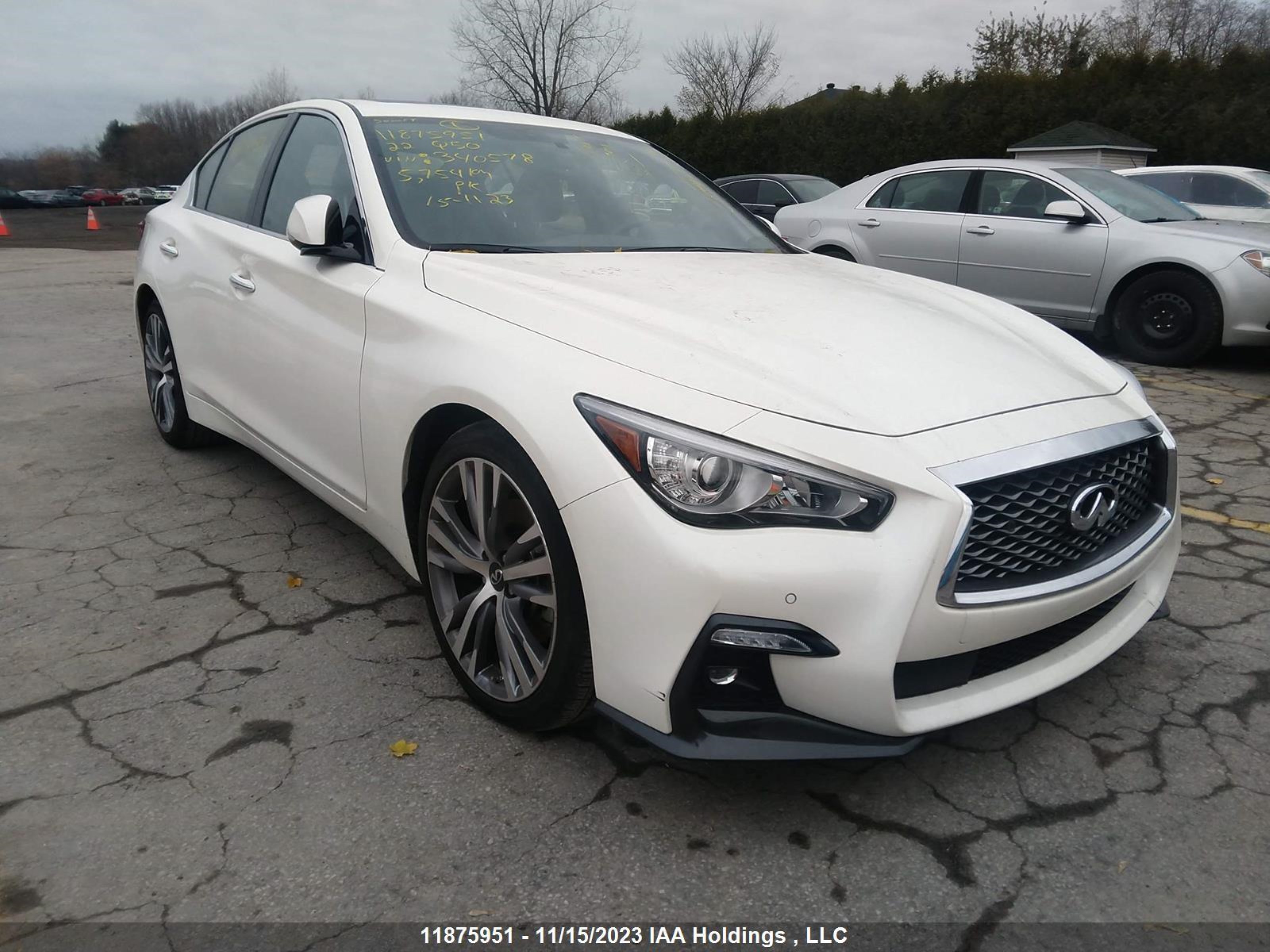 Photo 0 VIN: JN1EV7CR5NM340578 - INFINITI Q50 